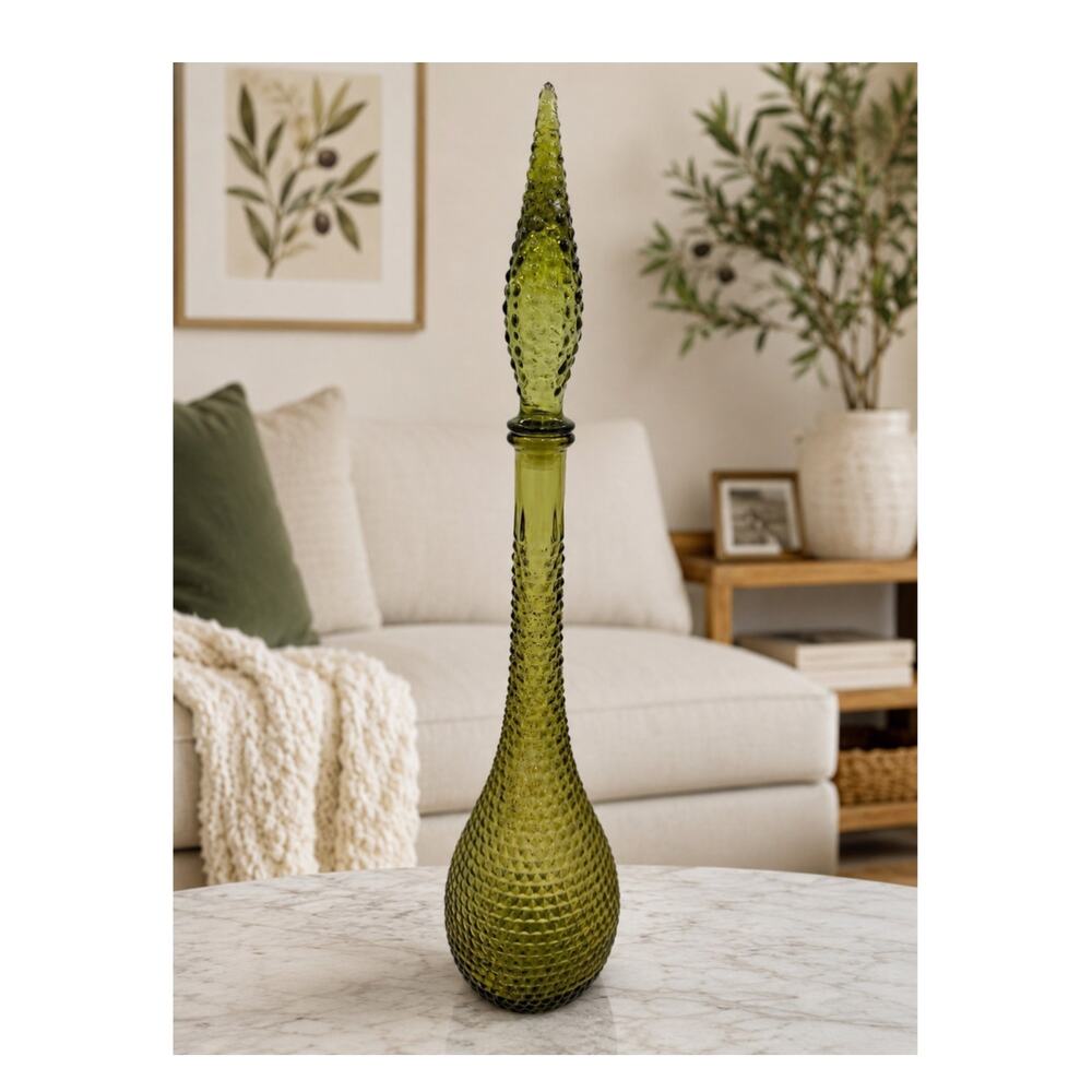 1970's Italian Empoli Genie Bottle